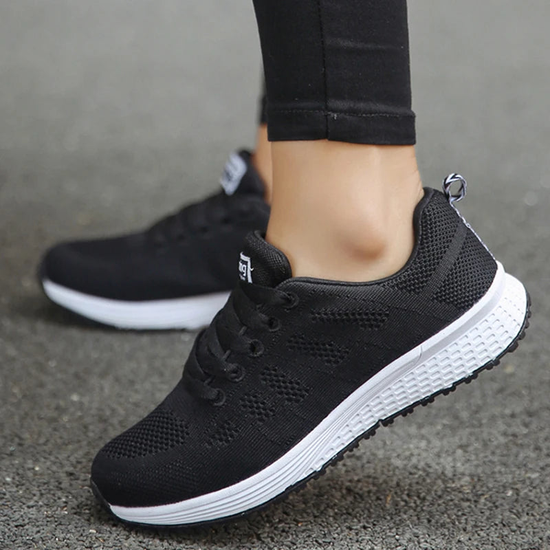 Classic Solid Sneakers for Women