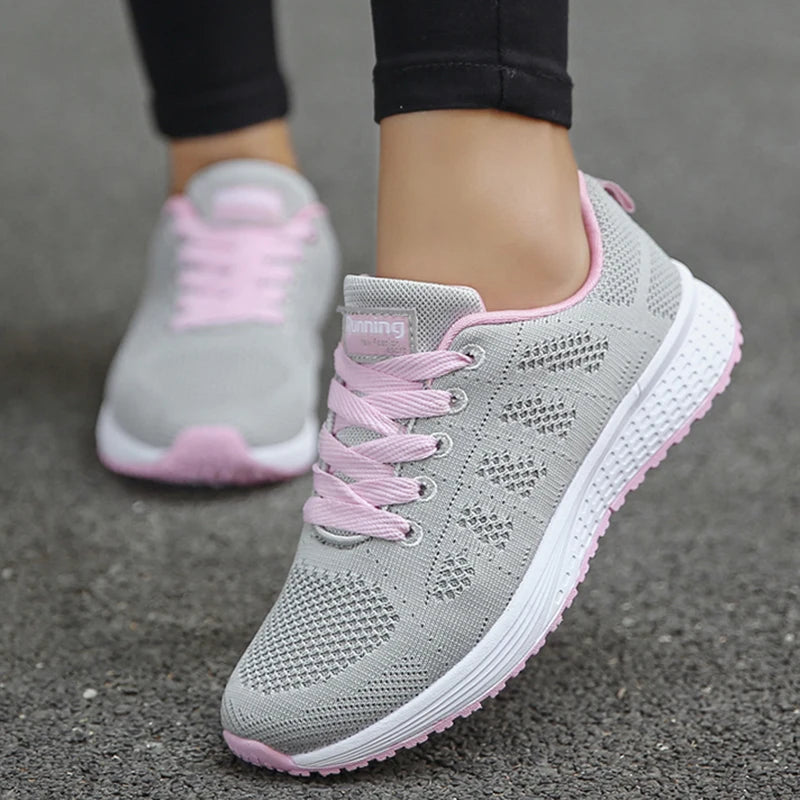 Classic Solid Sneakers for Women
