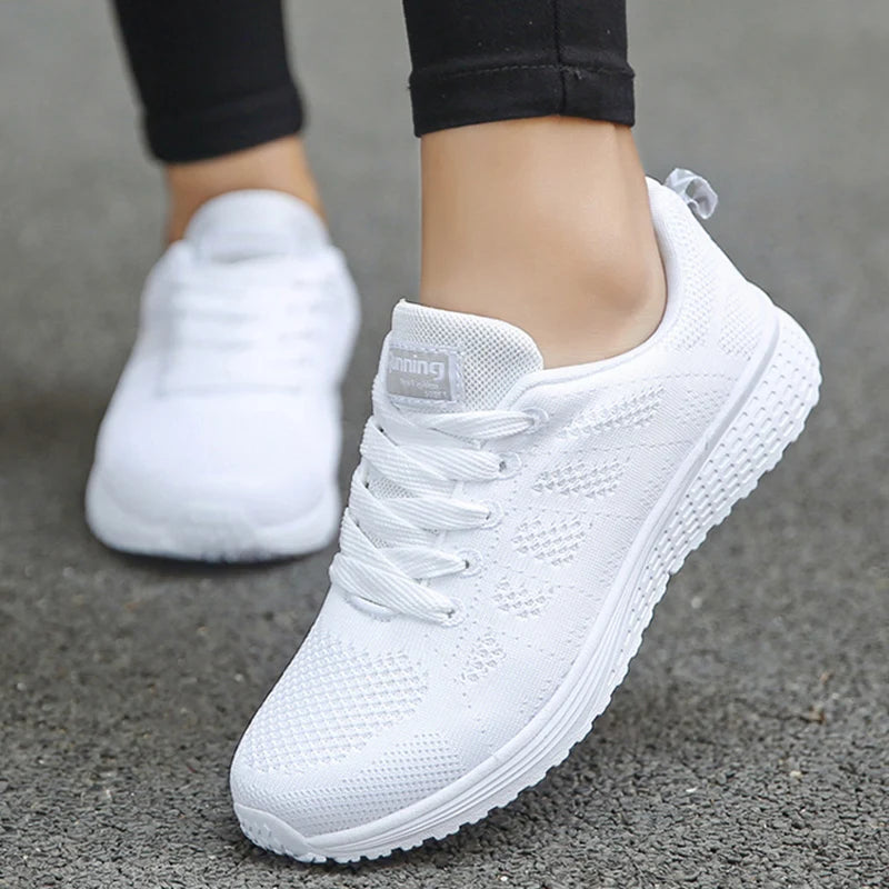 Classic Solid Sneakers for Women