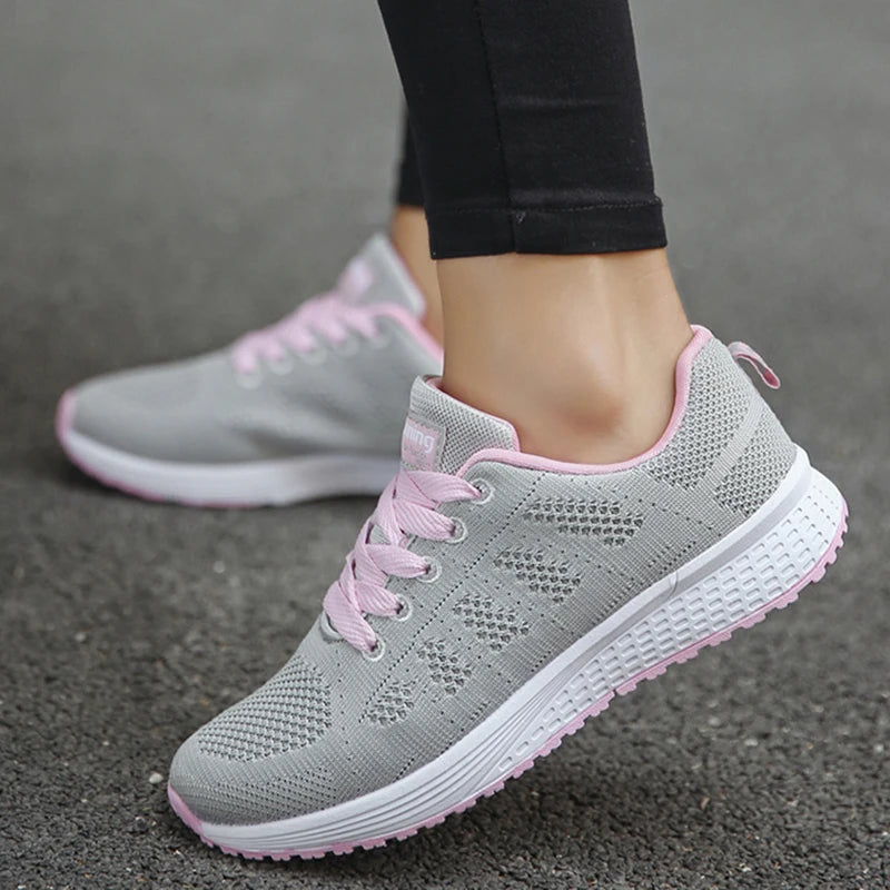 Classic Solid Sneakers for Women
